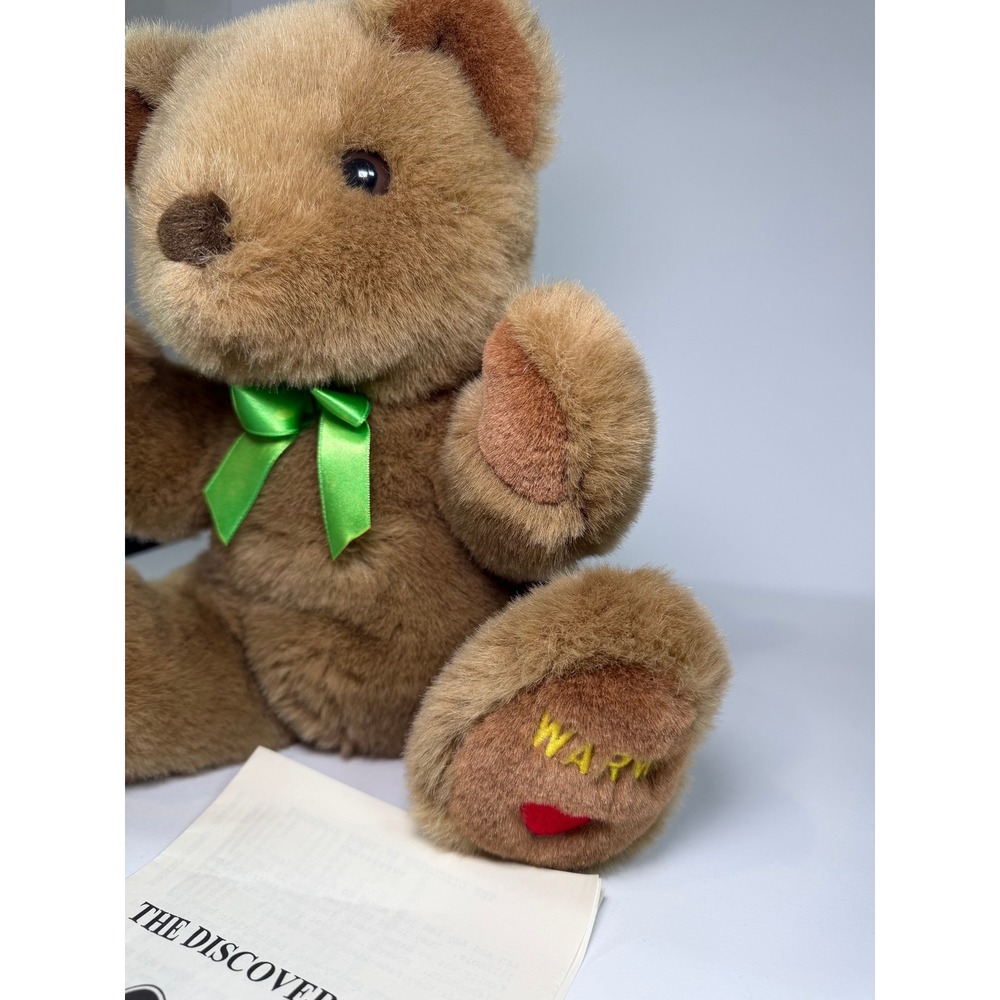VTG Teddy Warm Heart Plush 11" Brown Microwaveable Stuffed Animal - Picture 4 of 16